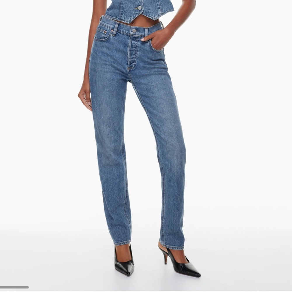 Aritzia Denim Forum Nina Super High Cigarette Jeans